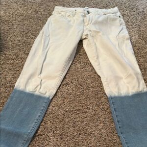 Stylish White and Blue women’s frame 26 jeans